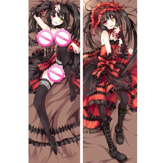 ปลอกหมอน ลาย Tokisaki Kurumi DATE A LIVE Dakimakura ขนาด 60x180 ซม. สําหรับกอดร่างกาย