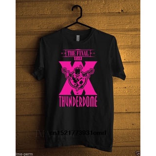 Tee - เสื้อยืดผู้ชาย Thunderdome - การสอบปลายภาคสีดําสําหรับเสื้อยืดขนาดผู้ชาย Tshirt