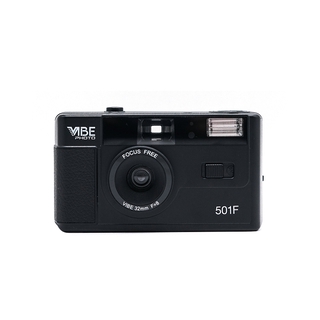 ภาพขนาดย่อของภาพหน้าปกสินค้าVibe 501F 35mm Film Plastic Point and Shoot Camera Reusable จากร้าน vibephoto.th บน Shopee ภาพที่ 1