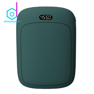 ทําความร้อนพกพา เครื่องอุ่นมือไฟฟ้า USB แบบพกพา ใช้ซ้ําได้ สีเขียว สําหรับกลางแจ้ง เครื่องใช้ไฟฟ้าภายในบ้าน COD