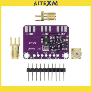 DC 3V - 5V Cjmcu-5351 Si5351A Si 5351 I2C บอร์ดโมดูลเครื่องกําเนิดสัญญาณนาฬิกา 8 Khz - 160 Mhz