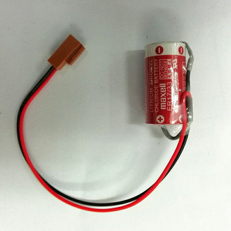 Maxell ER17/33 PLC 3.6V Lithium Battery 17/33 แจ็คดำ/แจ็คน้ำตาล ...