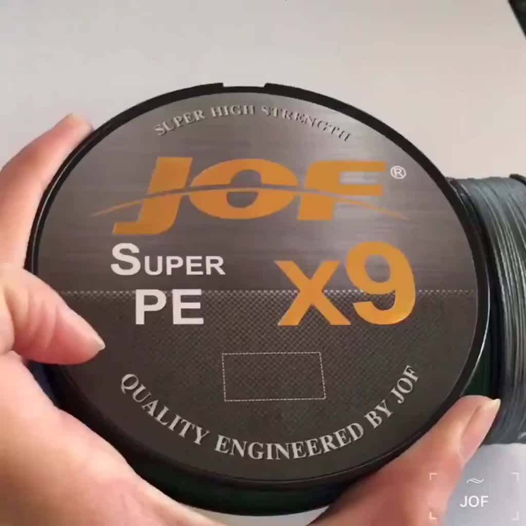 x12-jof-สาย-pe-x12-new-ยาว-100-เมตร-by-jof-สายพีอี-ถัก-12-สลับสี-jof-super-pe-x12-high-strength-from-japan