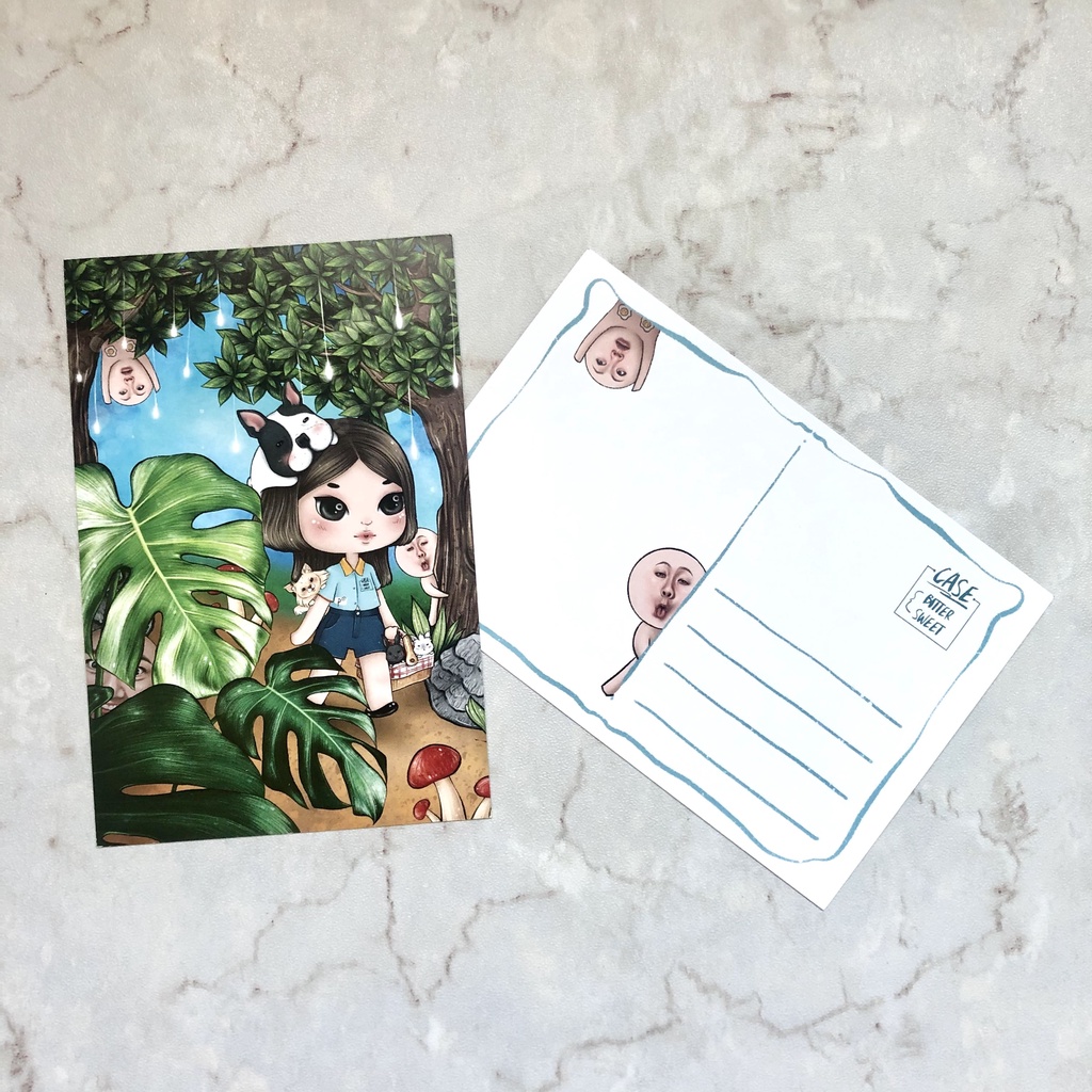 โปสการ์ด-postcard-วาดเองออกแบบเองไม่ซ้ำใครแน่นอน