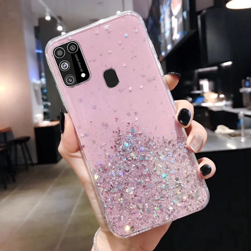 เคสโทรศัพท์อ่อน-ซัมชุง-galaxy-a21s-a11-m21-m11-ดาวกลิตเตอร์-samsung-a21s