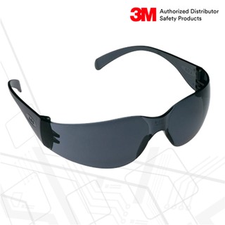 3M™ แว่นตานิรภัย รุ่น Virtua Series 11327 เลนส์เทา เคลือบแข็งป้องกันรอยขีดข่วน