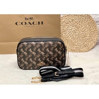 COACH JES CROSSBODY WITH HORSE AND CARRIAGE PRINT