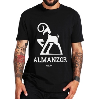 Almanzor เสื้อยืดลําลอง ผ้าฝ้าย 100% แขนสั้น พิมพ์ลายกราฟฟิคการ์ตูนฮิปสเตอร์ โอเวอร์ไซซ์ ไซซ์ EU แฟชั่นฤดูร้อน สําหรับทุ