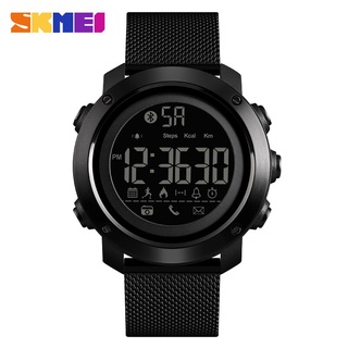 SKMEI Sport Smart Watch Men Calories Pedometer Bluetooth Watches Milanese Strap Waterproof Smart Digital Watch reloj