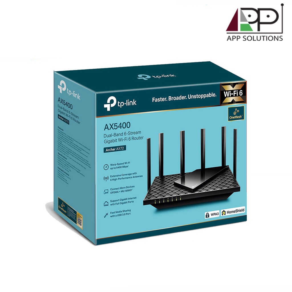 sale-tp-link-wi-fi-6-router-dual-band-gigabit-รุ่นarcher-ax72-ax5400-ประกันlifetime