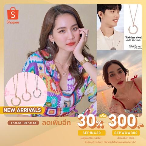 มีหลายแบบ-สร้อยคอแฟชั่น-สร้อยคอ14k-stainless-steel-งานสแตนเลสแท้-ไม่ลอกไม่ดำ-เครื่องประดับสไตล์เกาหลี