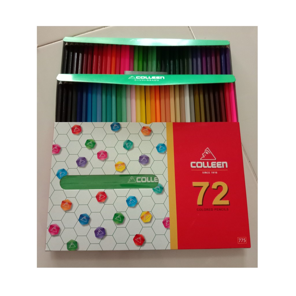 ดินสอสีไม้-colleen-ดินสอสีไม้คอลลีน-สีไม้คอลลีน-72สี-72ด้าม-รุ่น-775-สีไม้คอลลีน-72สี-72ด้าม-หัวเดียว-colleen-72-color