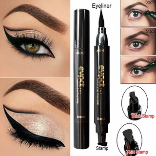 2 in 1 Winged Eyeliner Seal Waterproof Liquid อายไลเนอร์แต่งหน้าง่ายติดทนนาน