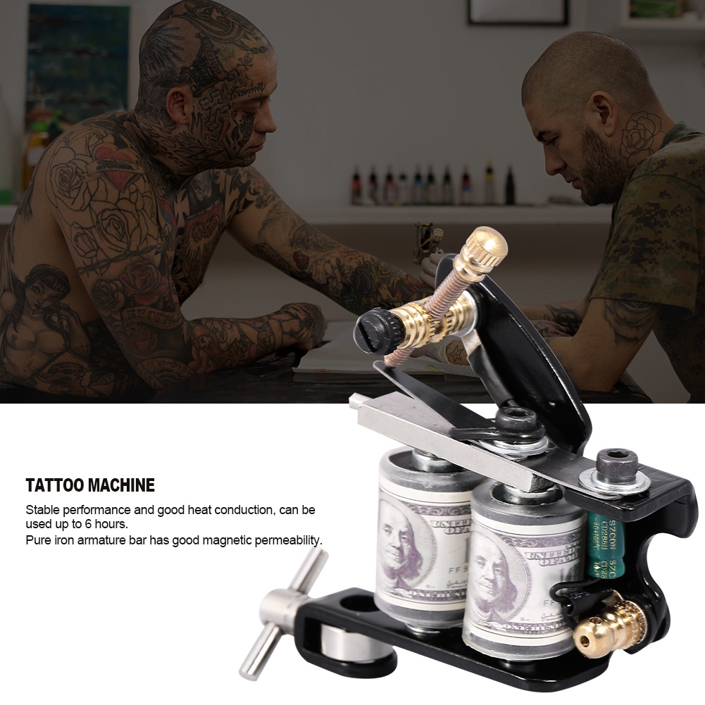 ภาพหน้าปกสินค้าFairy & Magic Tattoo Liner Shader Iron Machine G-un 10 Wrap คอยส์ทองแดงสําหรับใช้ในการสักร่างกาย