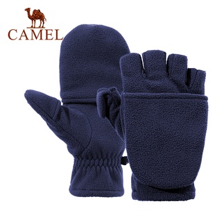 ภาพหน้าปกสินค้าCamel ถุงมือ ผ้าฟลีซ แบบครึ่งนิ้ว ให้ความอบอุ่น กันลม สําหรับขี่จักรยาน เล่นกีฬากลางแจ้ง ที่เกี่ยวข้อง