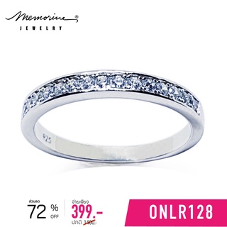 ภาพหน้าปกสินค้าMemorine Jewelry แหวนเงินแท้ 925 ฝังเพชรสวิส (CZ) : ONLR128 ซึ่งคุณอาจชอบสินค้านี้