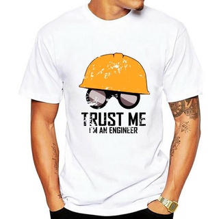 เสื้อยืด ผ้าฝ้าย พิมพ์ลาย trust me I am an Engineer Cool TF2 FN9697สามารถปรับแต่งได้