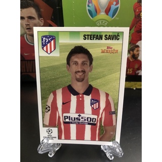 2021 Topps Merlin Heritage 95 UEFA Champions League Soccer Atletico Madrid