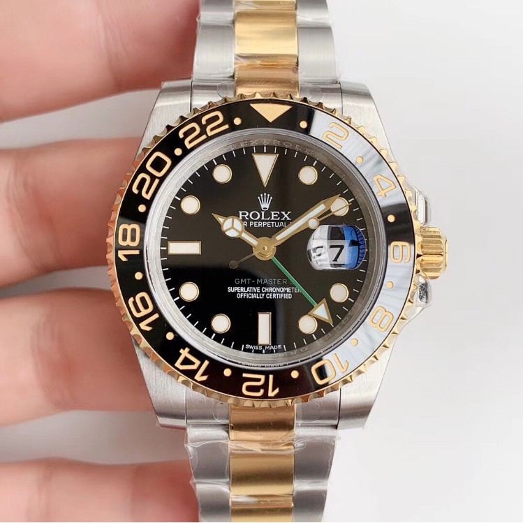 rolex-gmt-2-นาฬิกาข้อมือสำหรับผู้ชาย-116713-ln