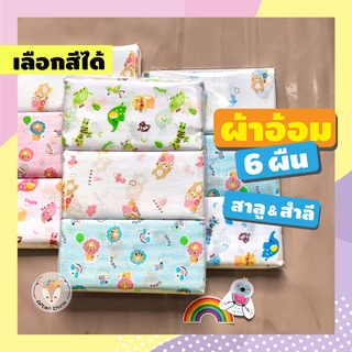 ภาพหน้าปกสินค้าผ้าอ้อม6ผืน สาลู สำลี รวมลาย ถูกมาก! มีเก็บเงินปลายทาง ที่เกี่ยวข้อง