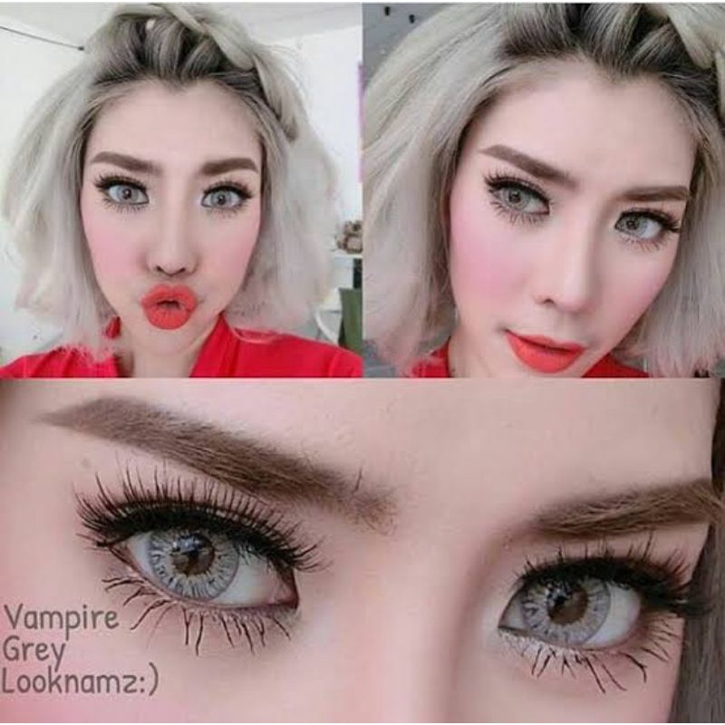 คอนแทคเลนส์-บิ๊กอาย-รุ่น-vampire-twilight-vampire-สีเทา-ตาล-gray-brown-มีค่าสายตา-0-00-6-50