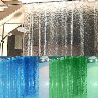 ภาพขนาดย่อของสินค้าผ้าม่านกั้นอาบน้ำ 3D กันน้ำ ขนาด 1.8 x 1.8 เมตร สำหรับห้องน้ำ