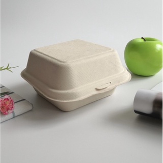 Bakery DVER ❤️ กล่องกระดาษรักษ์โลก กล่องเค้ก 1/2, 1/4 ปอนด์ กล่องแฮมเบอร์เกอร์ กล่องกระดาษใส่อาหาร