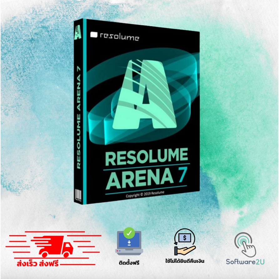 ภาพหน้าปกสินค้าResolume Arena   โปรแกรมสำหรับ VJ DJ เล่นวิดีโอ ควบคุมเอฟเฟคภาพ และ เสียง