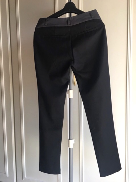 กางเกงแบรนด์-de-nuvo-ของแท้-เอว-25-26-สะโพก-36-สีเทาดำ