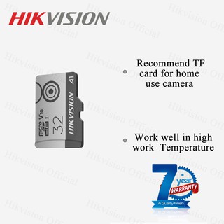 สินค้า HIKVISION HikStorage Micro SD Card M1 16/32/64/128GB Max 100mb/s Memory card Security series