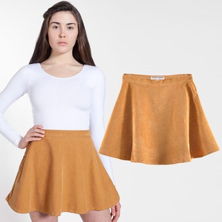 American Apparel Circle Skirt กระโปรงสั้น สีเหลือง พร้อมส่ง