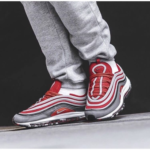 Grey red cheap air max 97