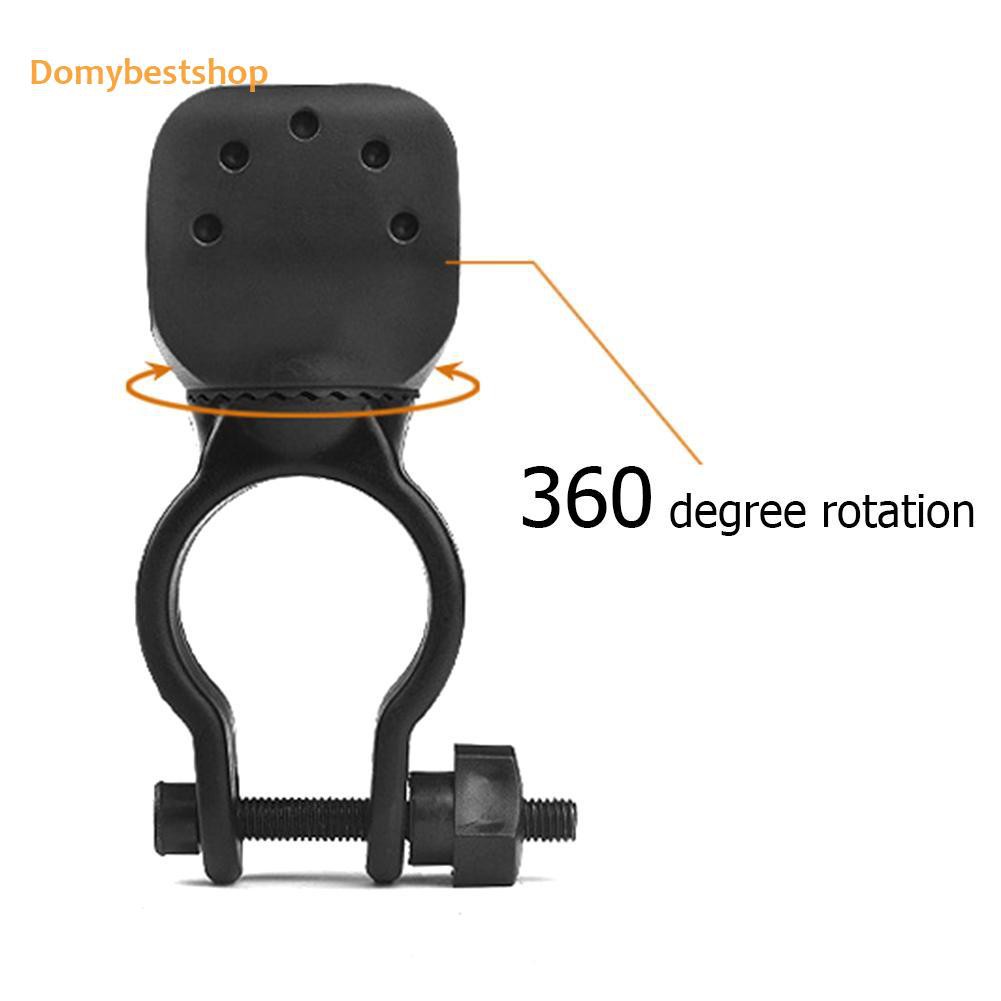 ฅdbฅbicycle-light-lamp-stand-holder-rotation-grip-led-flashlight-torch-clamp