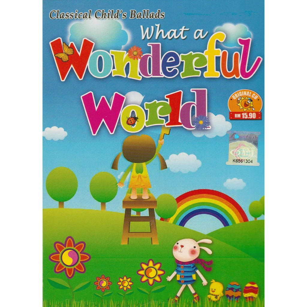 แผ่น CD เพลงบัลลาด What A Wonderful World คลาสสิก สําหรับเด็ก Shopee