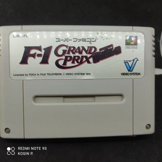 ตลับแท้ เกมส์ F-1 Grand Prix SFC/SNES แข่งรถสุดมันส์ ภาพสวย สภาพดี ใช้งานได้ปกติ นักสะสมห้ามพลาด สินค้าดี ไม่มีย้อมแมว