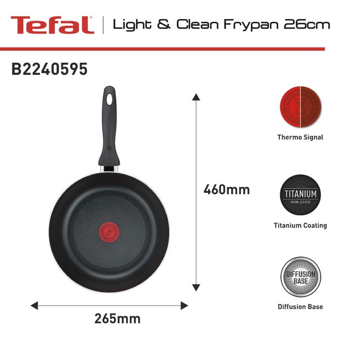 tefal-กระทะเทฟล่อน-กระทะทรงลึก-เคลือบกันติด-titanium-non-stick-tefal-light-amp-clean-ขนาด-26-ซ-ม-ลึก-7-ซม-รับประกัน-2-ปี