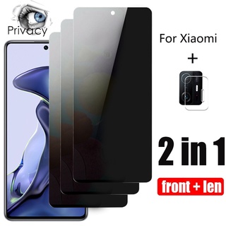 2 in 1 ฟิล์มกันคนข้างๆๆมองเห็น (ฟิล์มกันเสือก)  + กระจกกันรอยเลนส์กล้อง Xiaomi Redmi Note 12 11 Pro+ Plus 12s 11 10 9 8 7 Pro 11s 10s 9s 12C 10 10A 10C 9 9A 9C 9T 8 8A 13T 12T 11T 10T 9T Pro 12 11 Lite Poco F5 X5 X4 X3 M3 M4 Pro X3 NFC X4 F4 GT 4G 5G