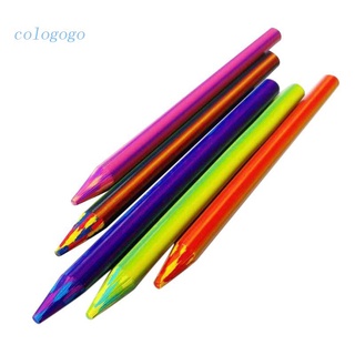 Colo ไส้ดินสอสีรุ้ง ไล่โทนสี ขนาด 5.6 มม. X 90 มม. สําหรับเด็ก และผู้ใหญ่ 5 ชิ้น