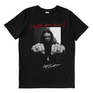 【hot sale】Metallica CLIFF EM | เสื้อยืด พิมพ์ลายวงดนตรี | เพลงเมอร์ช | Unisex | เพลงเมอร์ช | โลหะหนัก