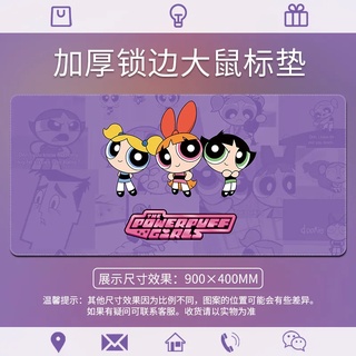 🐾แผ่นรองเมาส์ Powerpuff Girls แผ่นรองเมาส์ลายการ์ตูน หลายลาย หลายขนาด (แผ่นรองเม้าส์) หนา 3mm