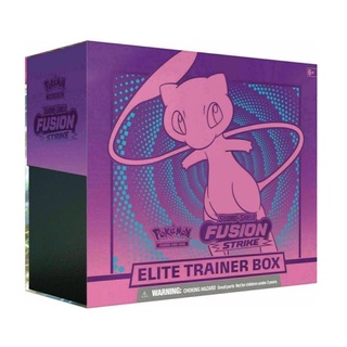 ส่งตรงจากญี่ปุ่น Pokemon TCG: Sword &amp; Shield Fusion Strike Elite Trainer BOX Booster Pack 8