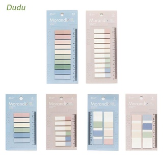 Dudu 60/120/200 Sheets PET Planner Stickers Index Tabs Flag Bookmark Stationery Sticky Notes School Supplies