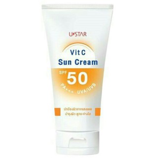 USTAR VIT C SUN PROTECT SPF 50 PA ยูสตาร์ วิตซี ซัน ครีม เอสพีเอฟ 50 พีเอ++