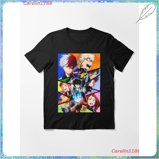 New My Hero Academia T-Shirt เสื้อยืดพิมพ์ลาย เสื้อยืดลายการ์ตูนญี่ปุ่น คอกลม cotton แฟชั่น Unisex