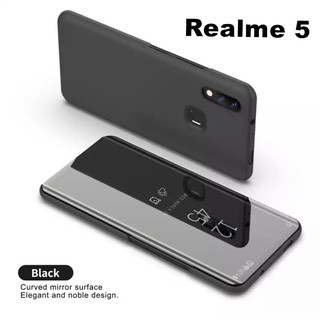 เคสเปิดปิดเงา Case Realme 5i / Realme 5 / Realme 5s เคสเรีย เคสกันกระแทก เคสตั้งได้ เคสฝาเปิดปิดเงา Smart Case ส่งจากไทย