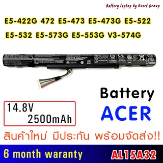 Original Battery แบตเตอรี่  AL15A32 ACER Aspire E15 E5-422 E5-432G E5-472 E5-473G E5-522 E5-522G E5-532 E5-532T