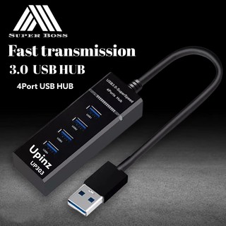 ภาพหน้าปกสินค้าUpinz รุ่น UP303 USB HUB 3.0 High Speed 4 Port ชาร์จและโอนถ่ายข้อมูลได้รวดเร็วทันใจ ของแท้ รับประกัน1ปี BY BOSSSTORE ซึ่งคุณอาจชอบราคาและรีวิวของสินค้านี้