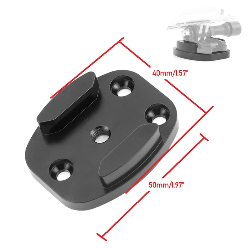 bang-เมาท์ขาตั้งกล้องอลูมิเนียม-cnc-qr-พร้อมฐานอะแดปเตอร์-1-4-ตัว-สําหรับกล้อง-hero-9-8-7-6-5-4-3-xiaoyi-sjcam