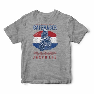ROUND คอลูกเรือเสื้อยืด ผ้าฝ้าย พิมพ์ลาย Tear up the Street Racing Netherlands Cafe Racer Motorbike - JJmaik75ELcabi37 ส