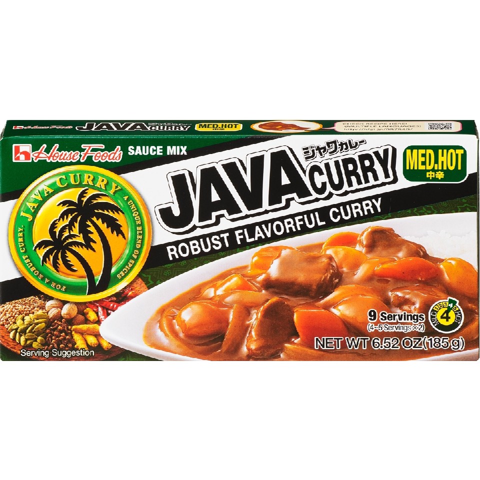 เฮ้าส์-จาวาเคอร์รี-มีเดียม-แกงกะหรี่เผ็ดกลาง-185-กรัม-house-java-curry-medium-hot-185-g